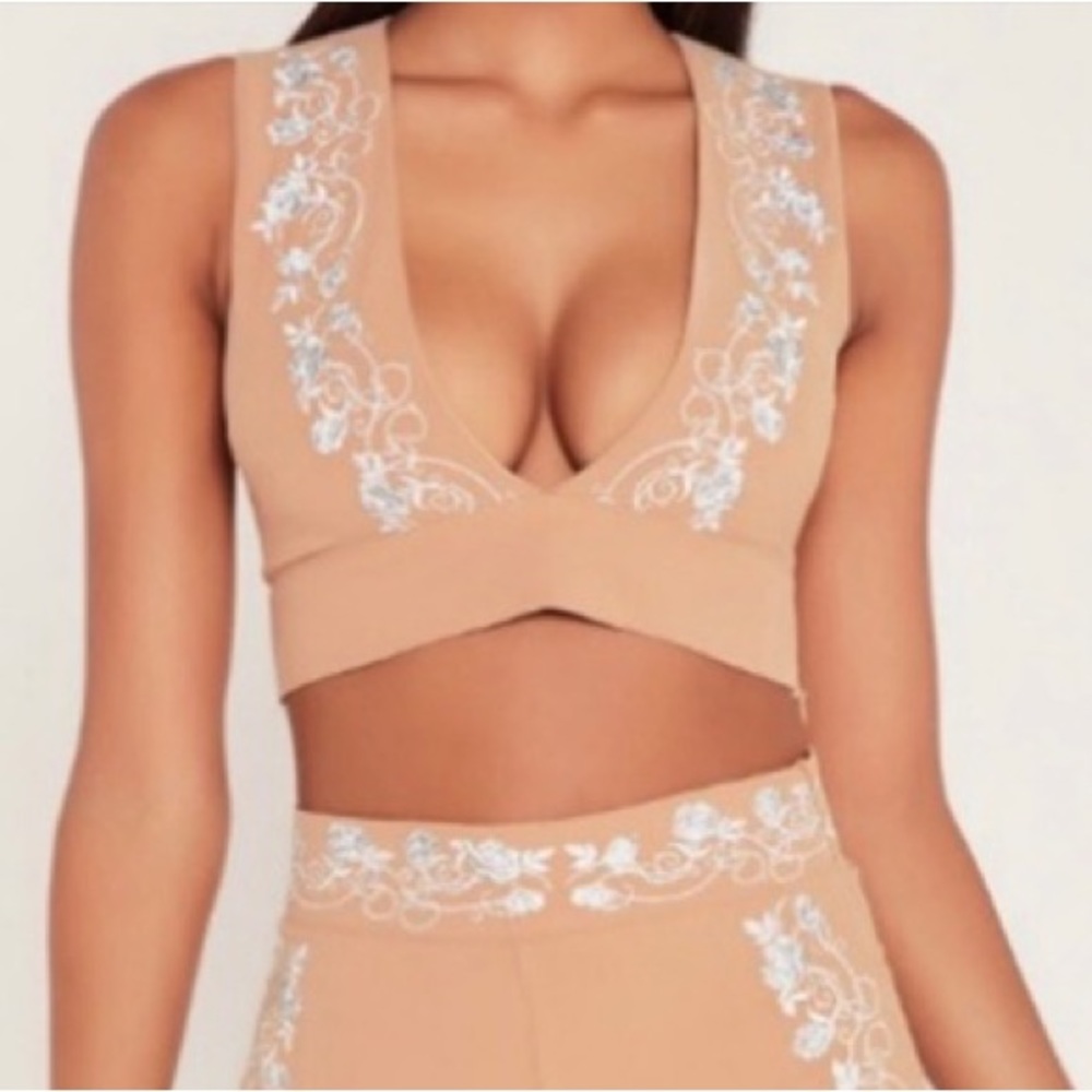 carli bybel x missguided crop top